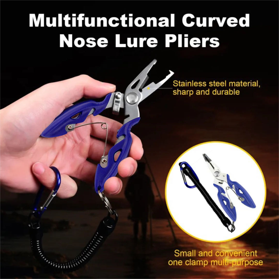 Fishing Lure Making Kit - Multifunctional Curved Mouth Road Sub Pliers