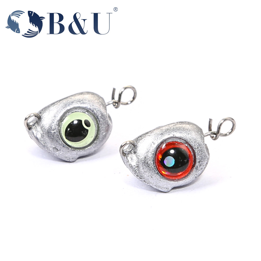 Fishing Lure Accessories - B&U Swing Jig Head Cheburashka Sinker