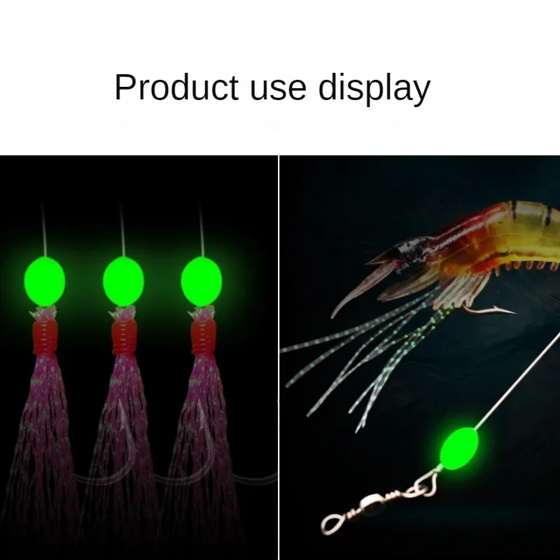 100pcs/lot Oval Night Luminous - Fishing Lure Making Kit ulasan dan harga