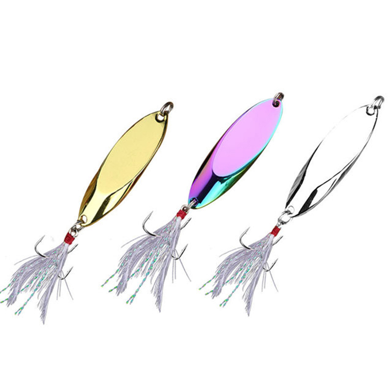 1pc 2.5g-35g Metal Spoon Lure  - Fishing Lure Spinnerbait ulasan dan harga