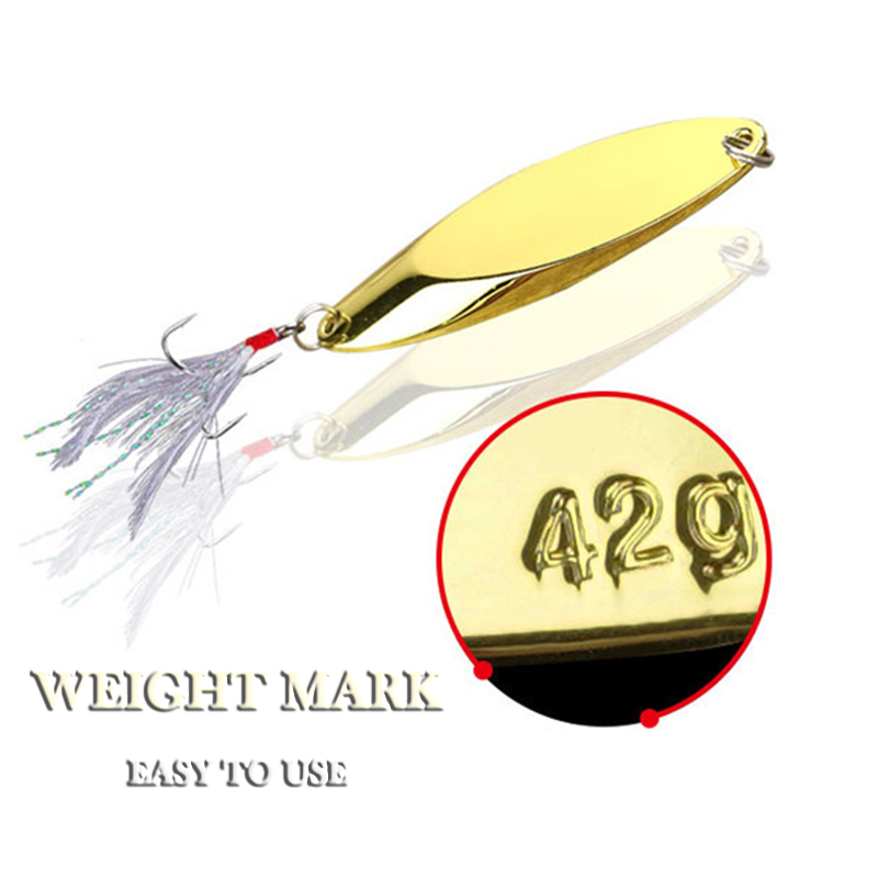 1pc 2.5g-35g Metal Spoon Lure  - Fishing Lure Spinnerbait ulasan dan harga