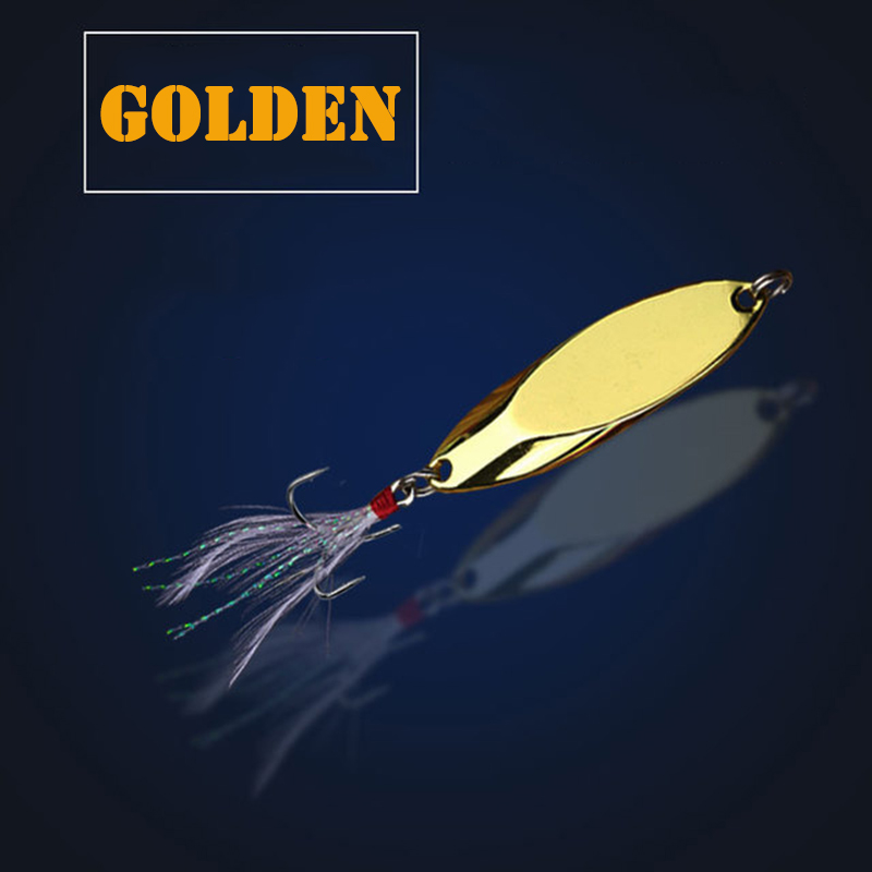 1pc 2.5g-35g Metal Spoon Lure  - Fishing Lure Spinnerbait ulasan dan harga
