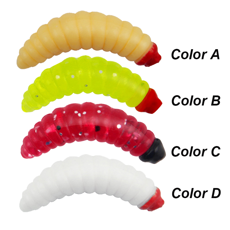 WESTBASS 20/50PCS Soft Larva S - Fishing Lure Swimbait ulasan dan harga