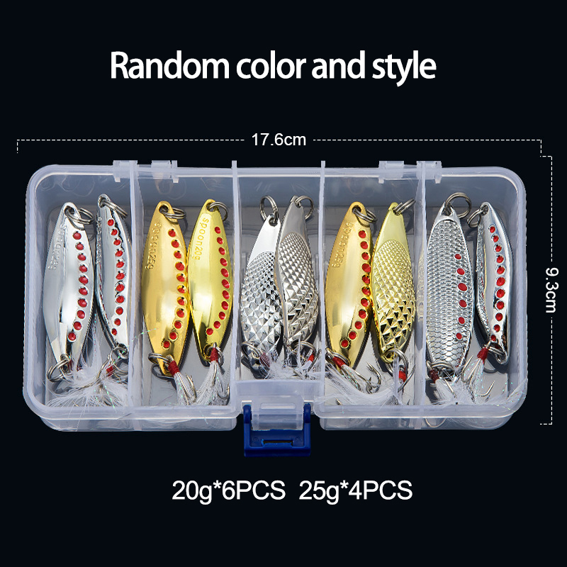 Metal Spoon Spinner Fishing Lu - Fishing Lure Spinner ulasan dan harga