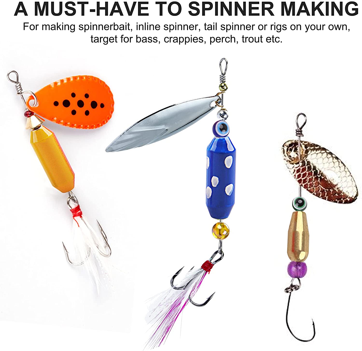 10pcs Fishing Brass Spinner Lu - Fishing Lure Spinner ulasan dan harga