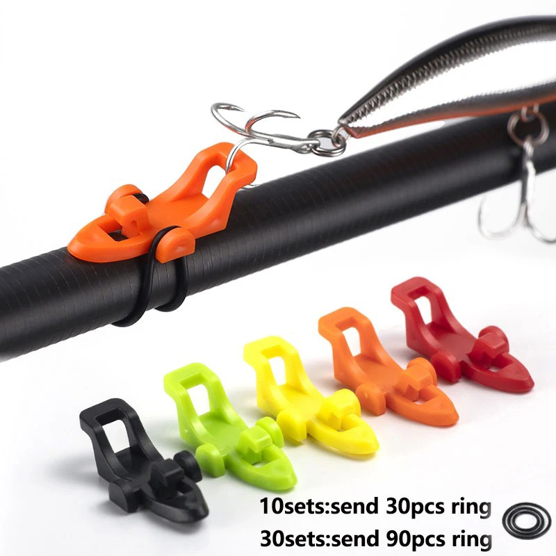 1-10pcs Fishing Rod Pole Hook  - Fishing Lure Accessories ulasan dan harga