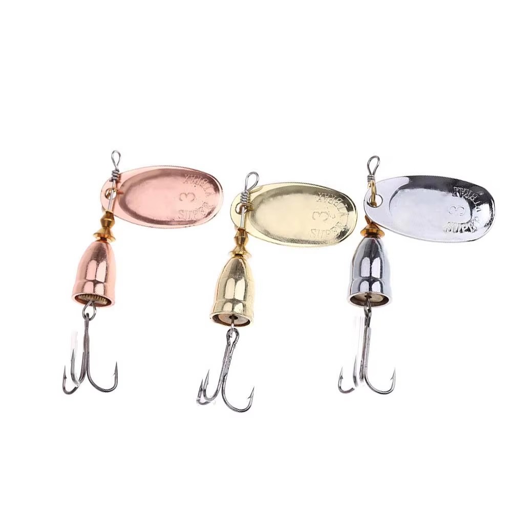 1pc Spinner Metal Lure Brass H - Fishing Lure Spinnerbait ulasan dan harga