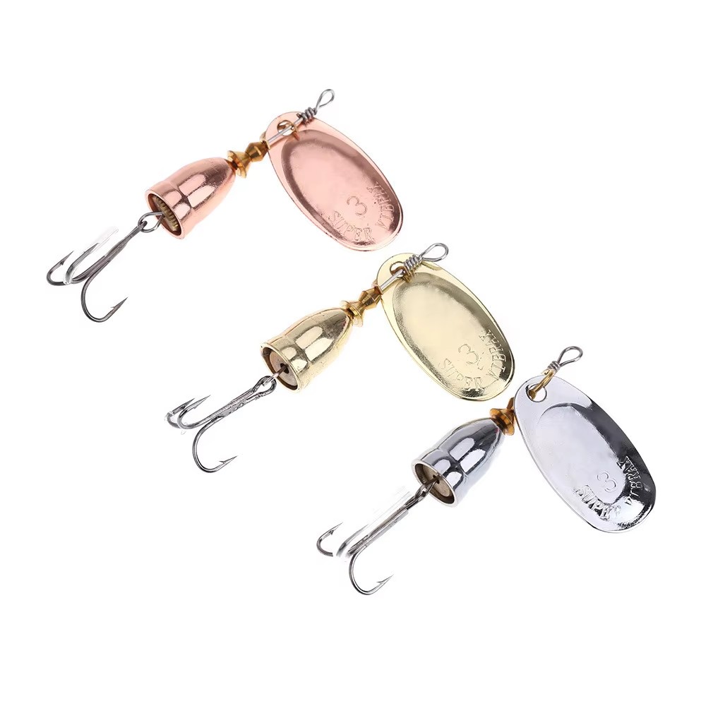1pc Spinner Metal Lure Brass H - Fishing Lure Spinnerbait ulasan dan harga