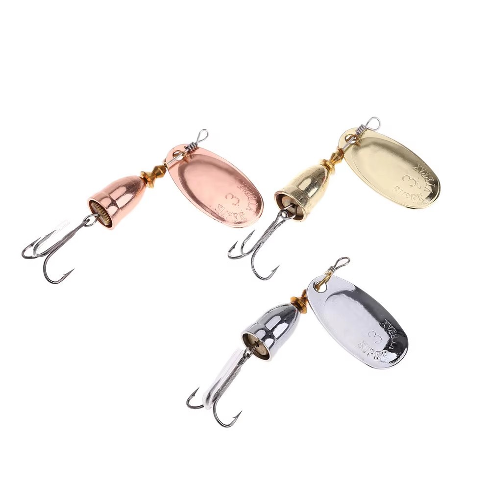 1pc Spinner Metal Lure Brass H - Fishing Lure Spinnerbait ulasan dan harga