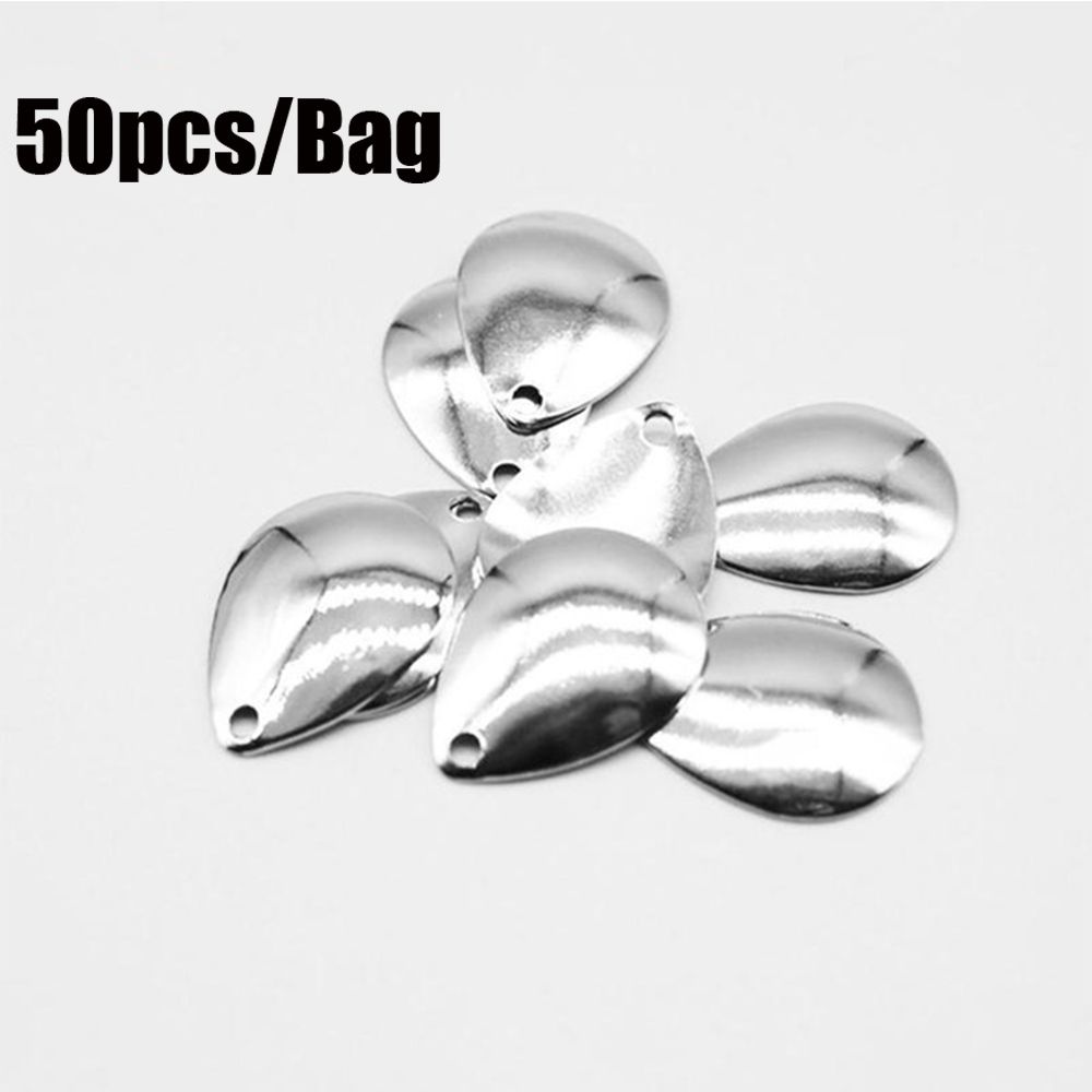 50pcs Rotate Sequin Smooth Nic - Fishing Lure Spinner ulasan dan harga