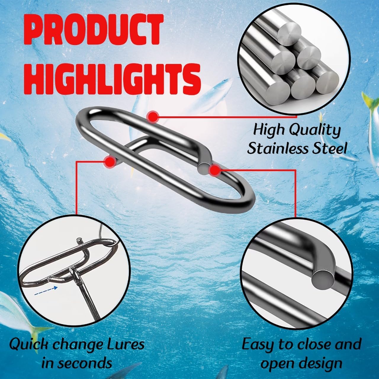 9KM Fishing Snap Kit 110pcs Po - Fishing Lure Making Kit ulasan dan harga