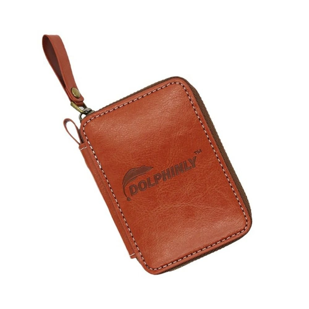PU Leather Lure Wallet Bag Car - Fishing Lure Spinner ulasan dan harga