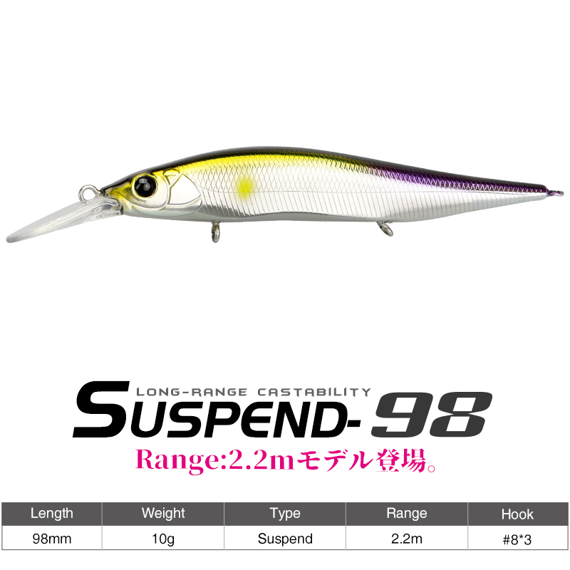 TSURINOYA  Suspending Minnow J - Fishing Lure Swimbait ulasan dan harga