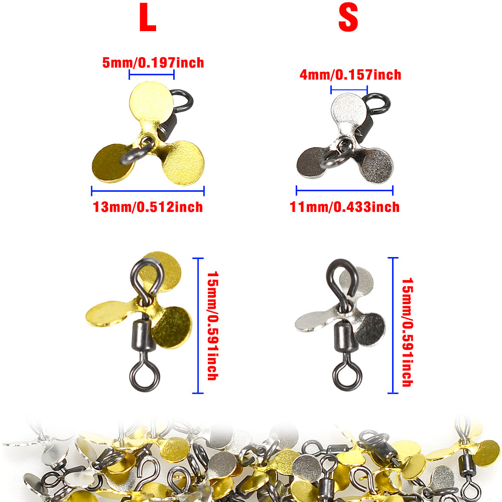 20Pcs Spiral Blade Fishing Pro - Fishing Lure Making Kit ulasan dan harga